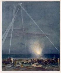 A Coast Defence, from British Artists at the Front, Continuation of The Western Front